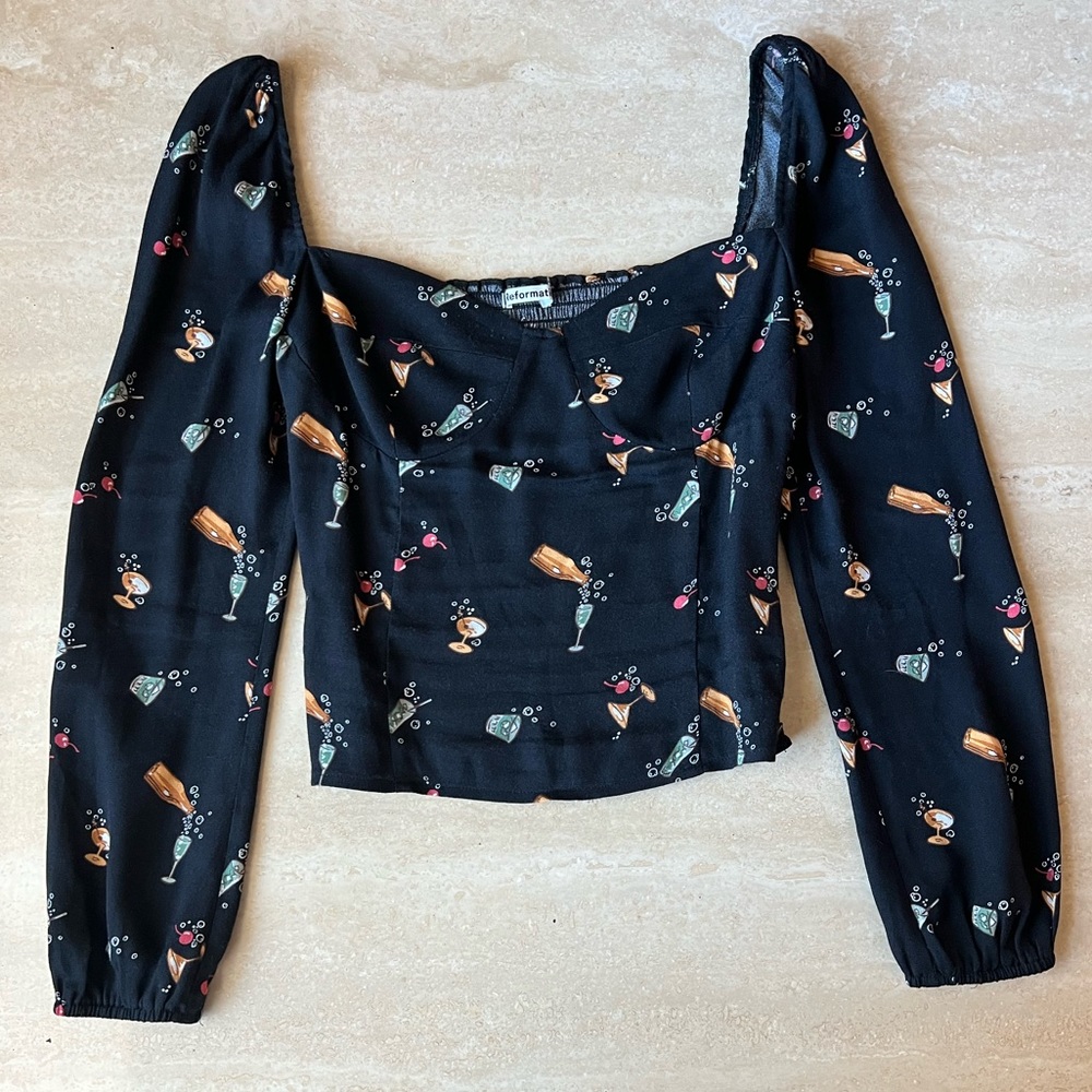 Reformation Cocktail Party Reign Top